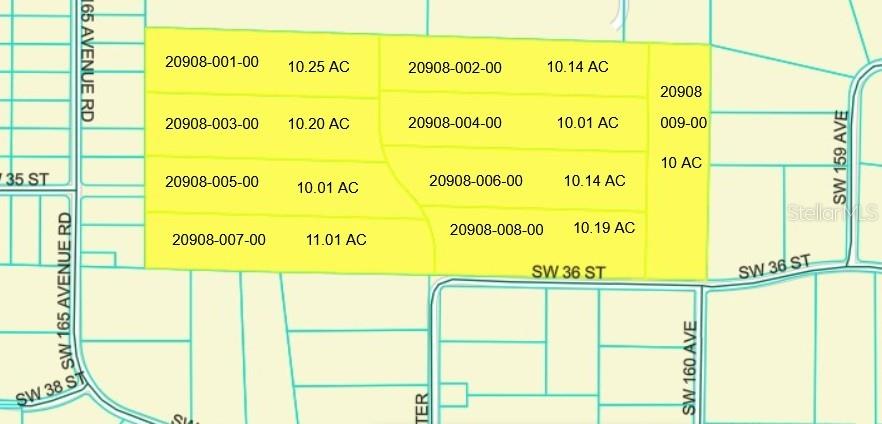 Property for sale at 16000 SW 36TH STREET Lot 1, OCALA, FL, 34481