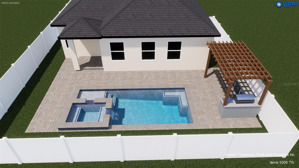 pool rendering