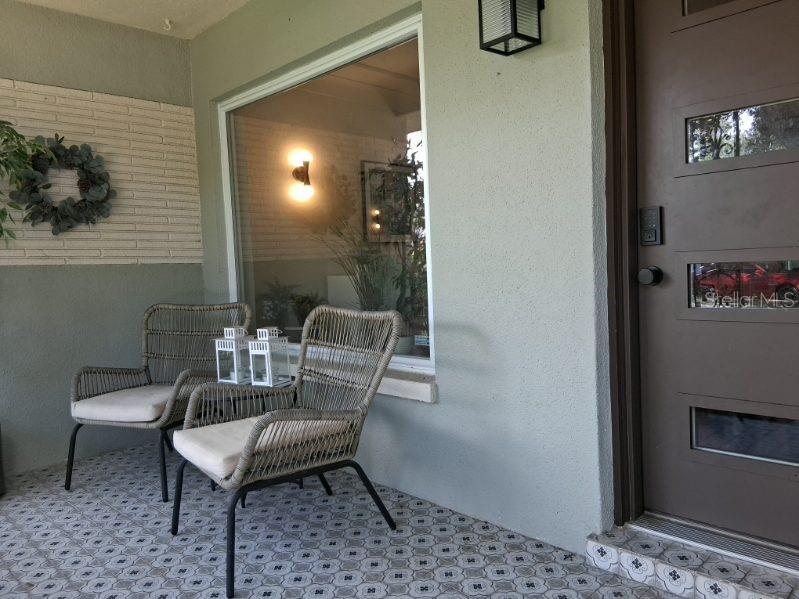 Welcome Home--the front porch is a great spot to catch sunrises and sunsets