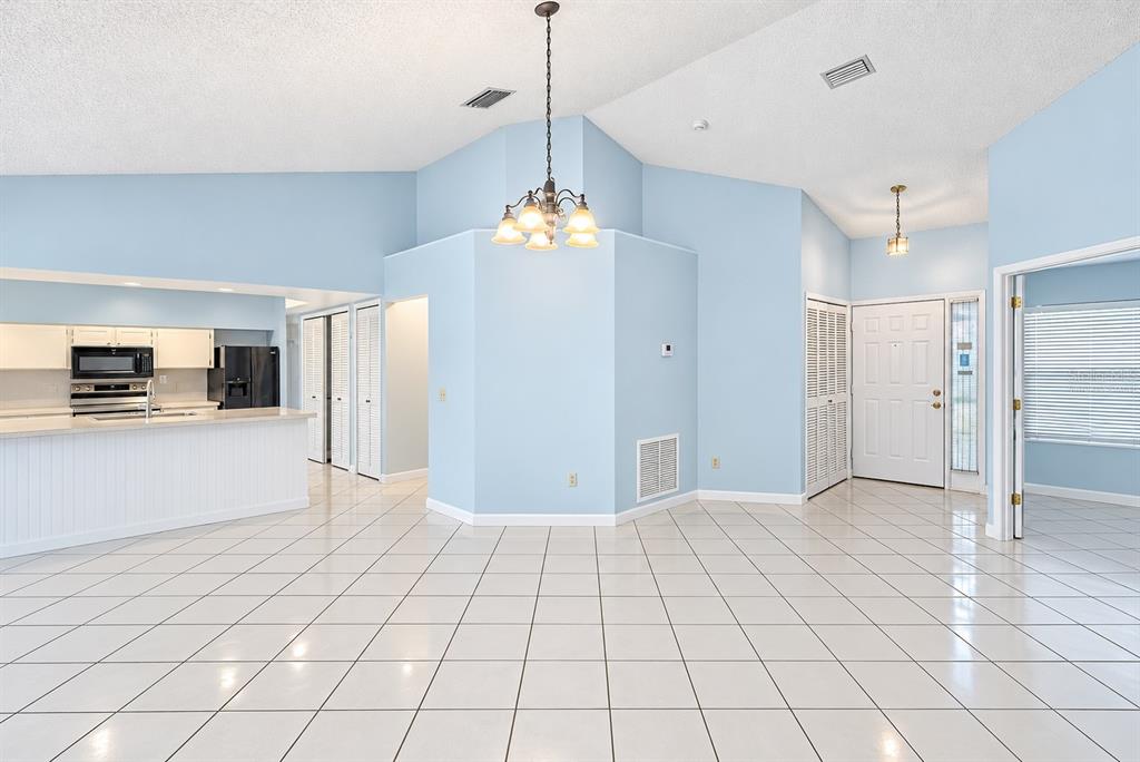 Virtually staged  to show room empty and painted