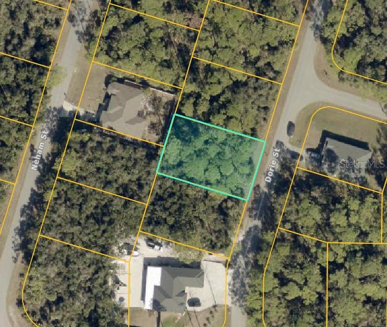 Aerial view - lot outlined