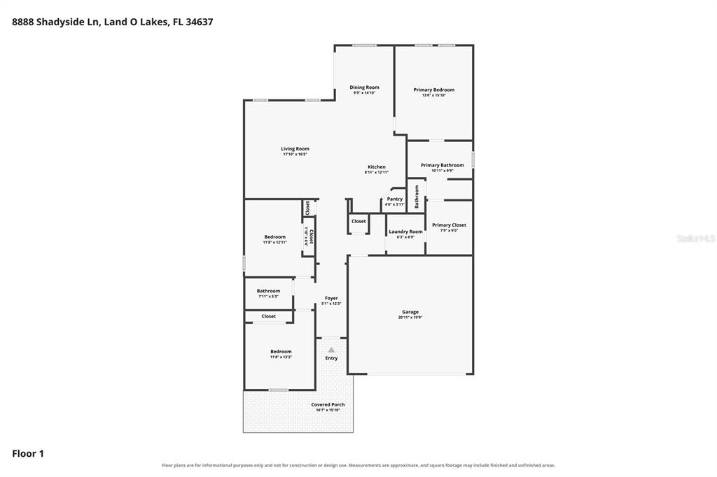 Property for sale at 8888 SHADYSIDE LANE, LAND O LAKES, FL, 34637