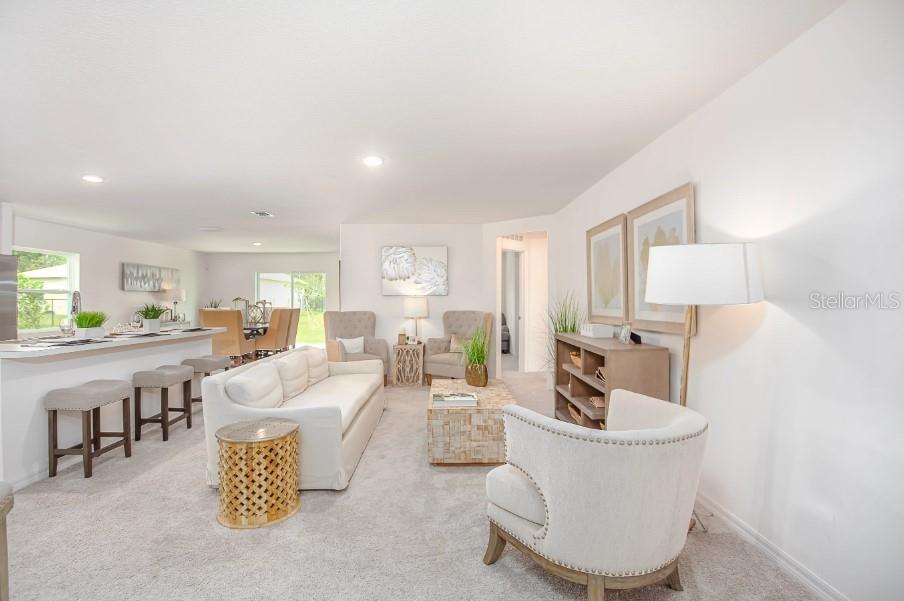 Model home - actual features may vary.
