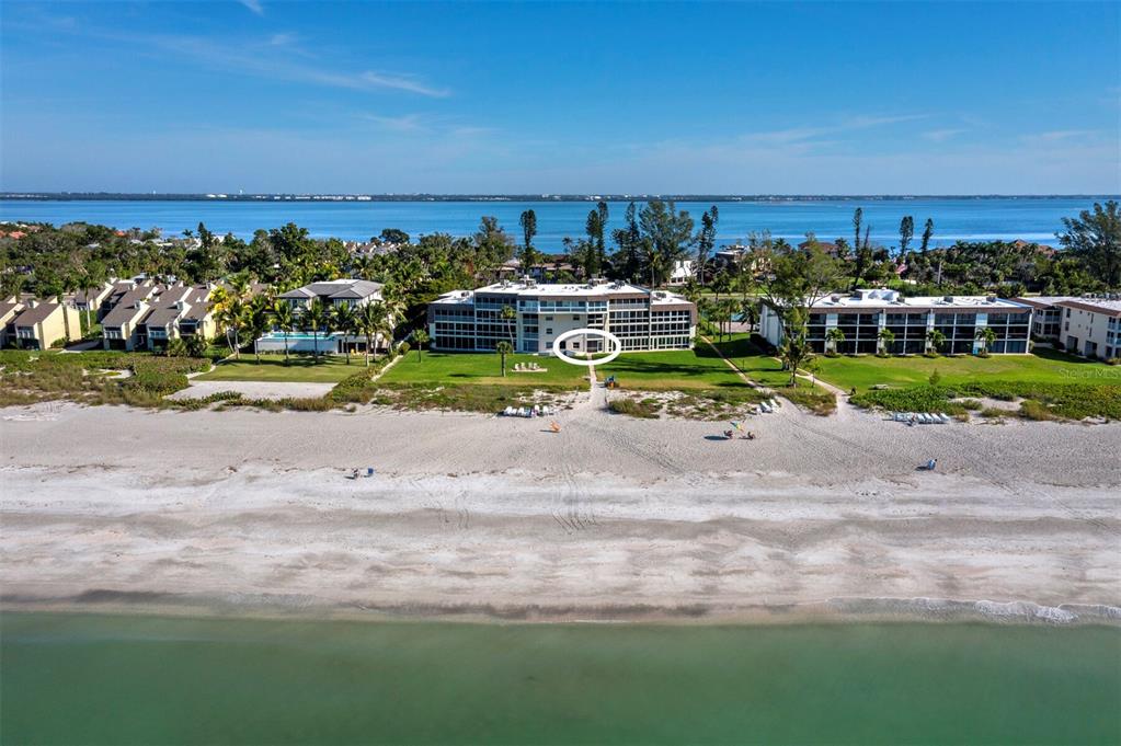The ground floor location allows you to wake up and walk right out to enjoy this stunning spot.
