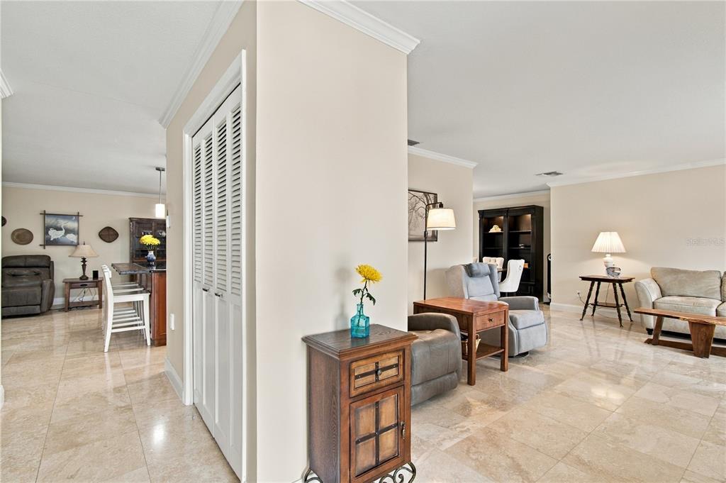 Bright and airy entry