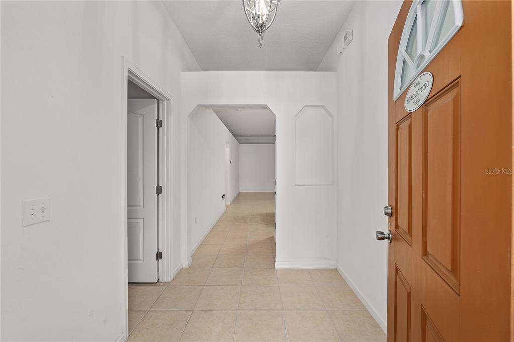 Spacious foyer