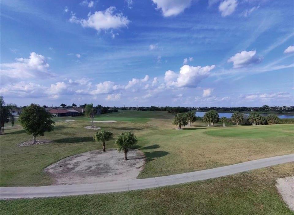 View of the Golf course from your back yard