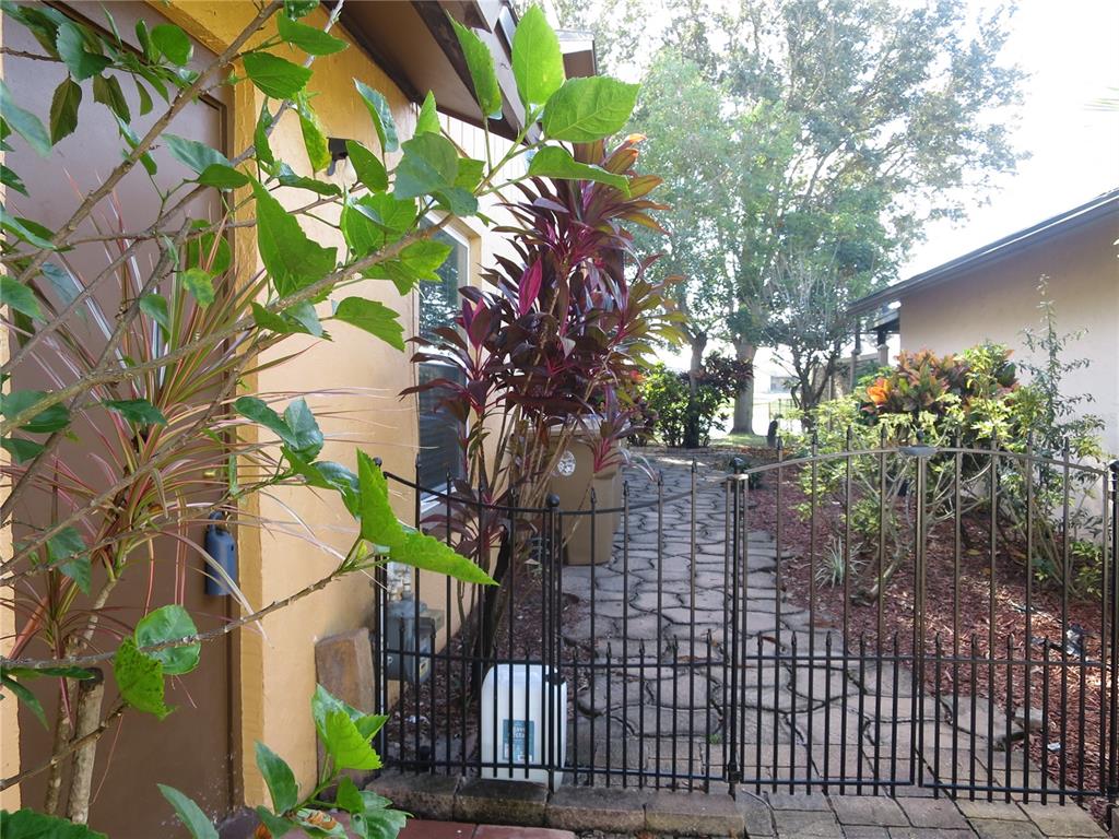 House Side Entrance to Backyard Garden