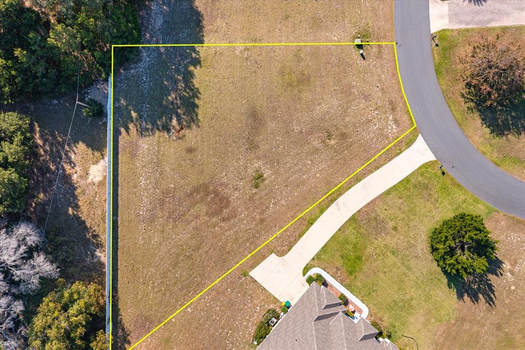 Aerial View 1005 MYRTLE BREEZES COURT, FRUITLAND PARK, FL 34731