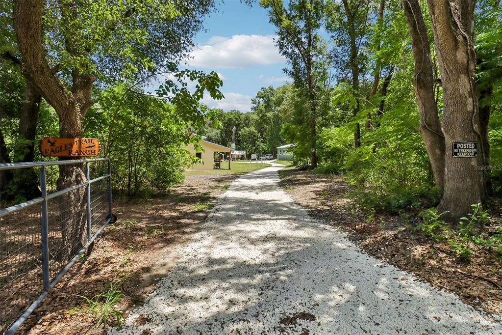 Entrance to Eagles Trail Ranch