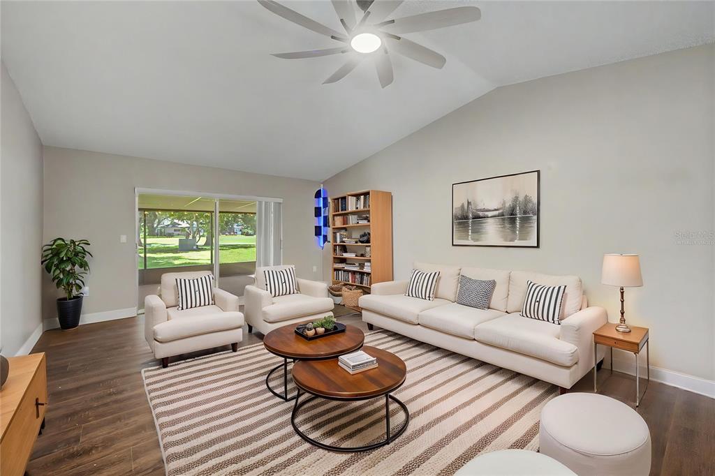 Family Room Virtually Staged
