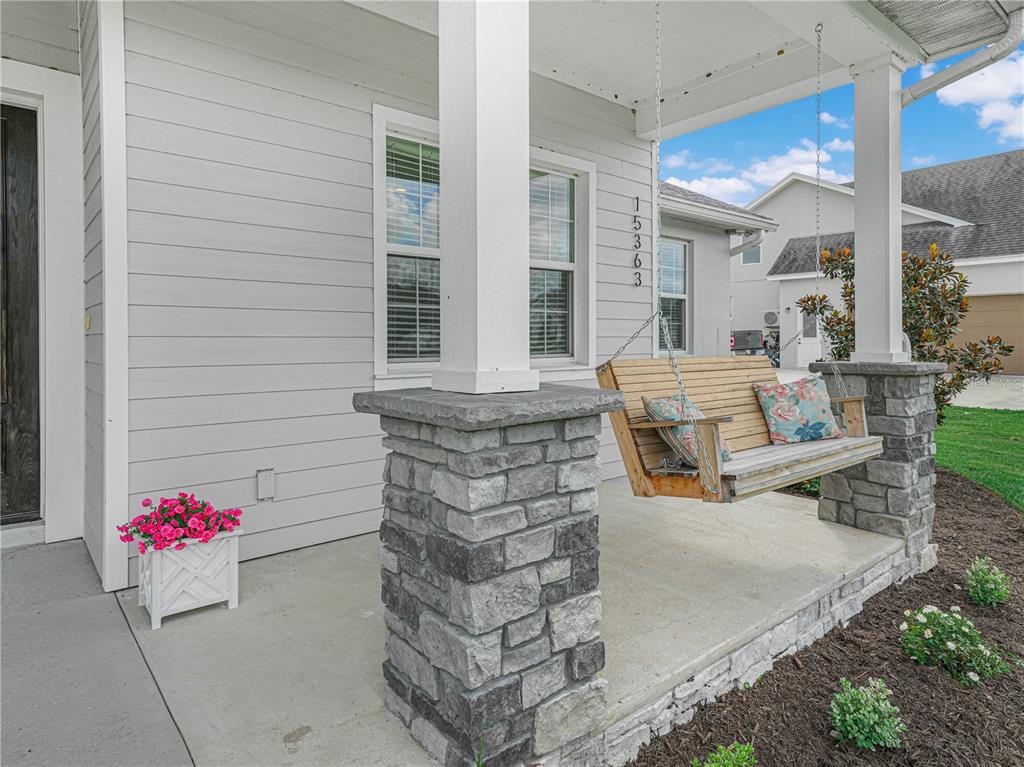 Charming Front Porch Swing