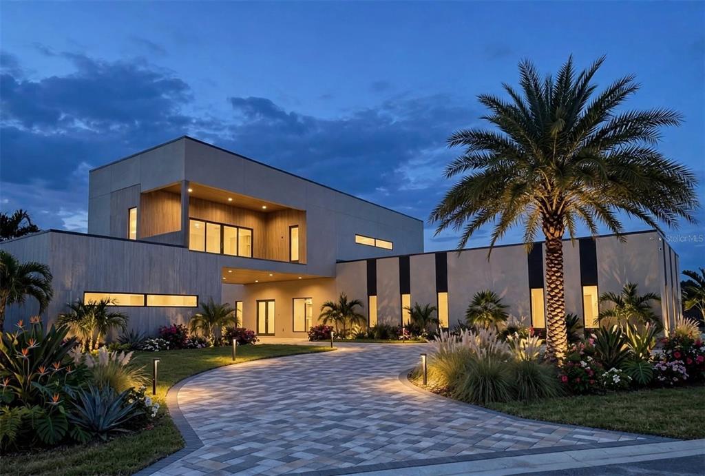 Twilight View of Projected Completion