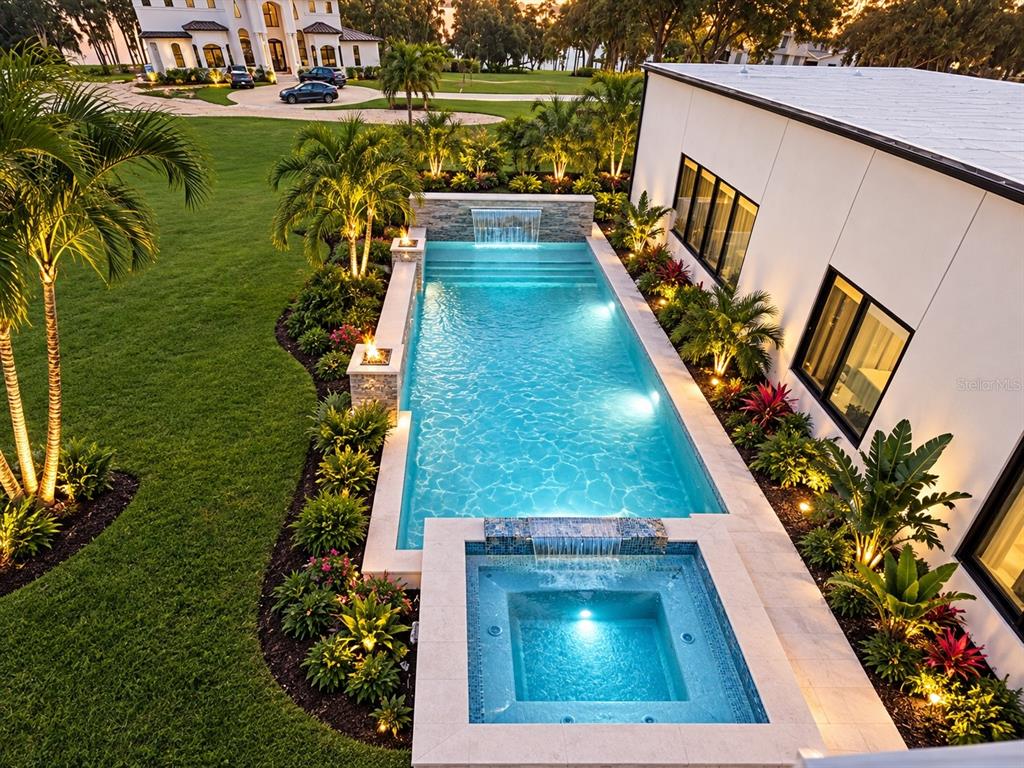 Projected Pool. Concrete and plumbing are completed.