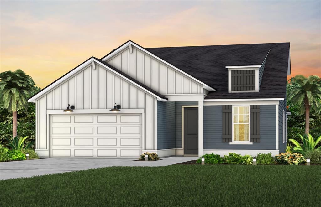 Rendering of home, color scheme is for representation purposes only.