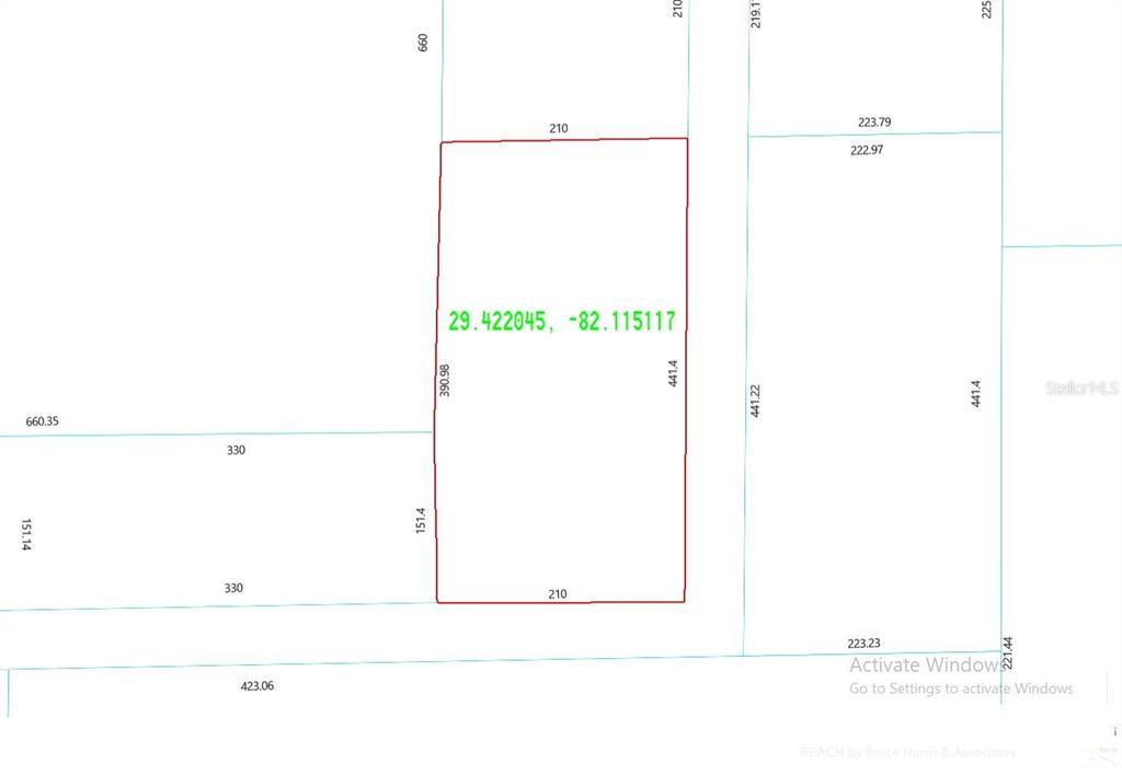Road, Coordinates & Dimension View