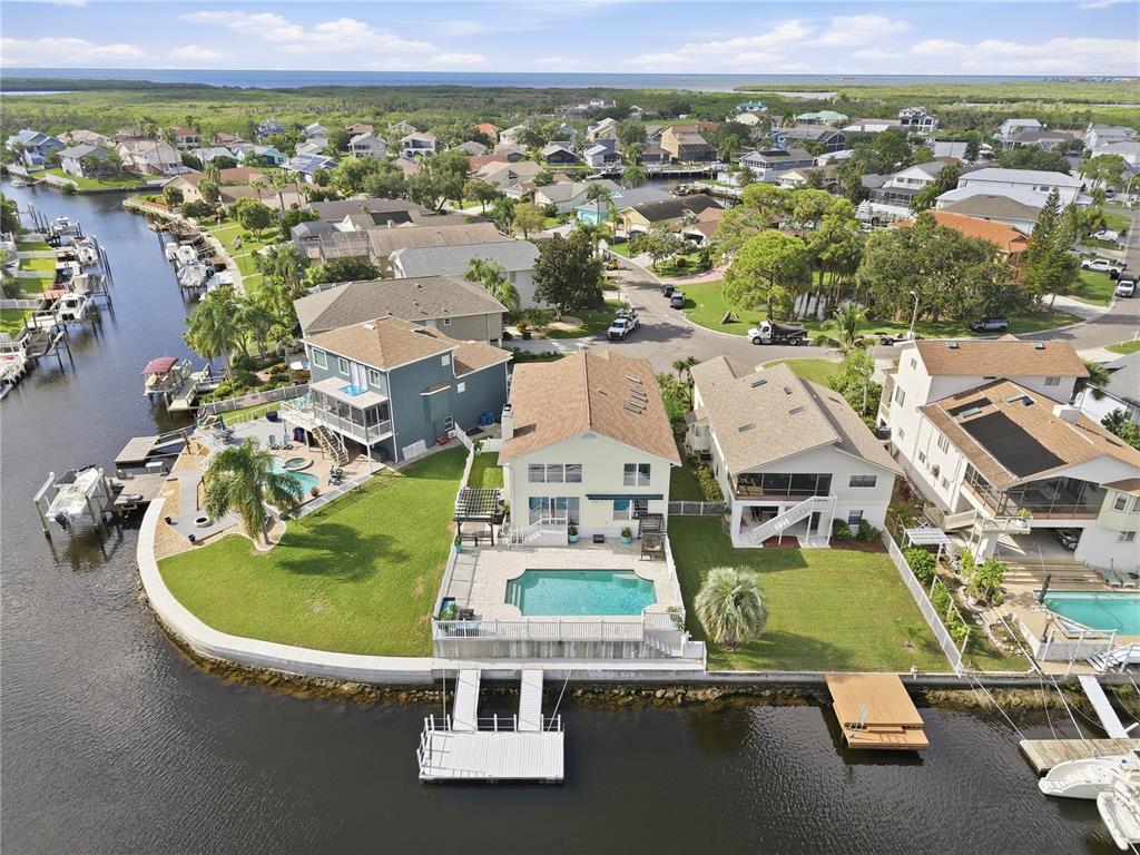 Near Corner Edge Lot with Waterfront living- equipt with the Dock, the Pool, the Space and MORE!