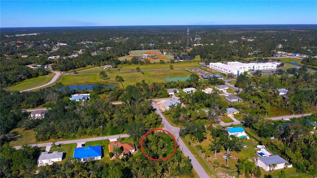 Aerial View of Neighborhood