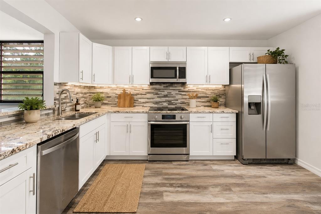 Kitchen Virtually Staged