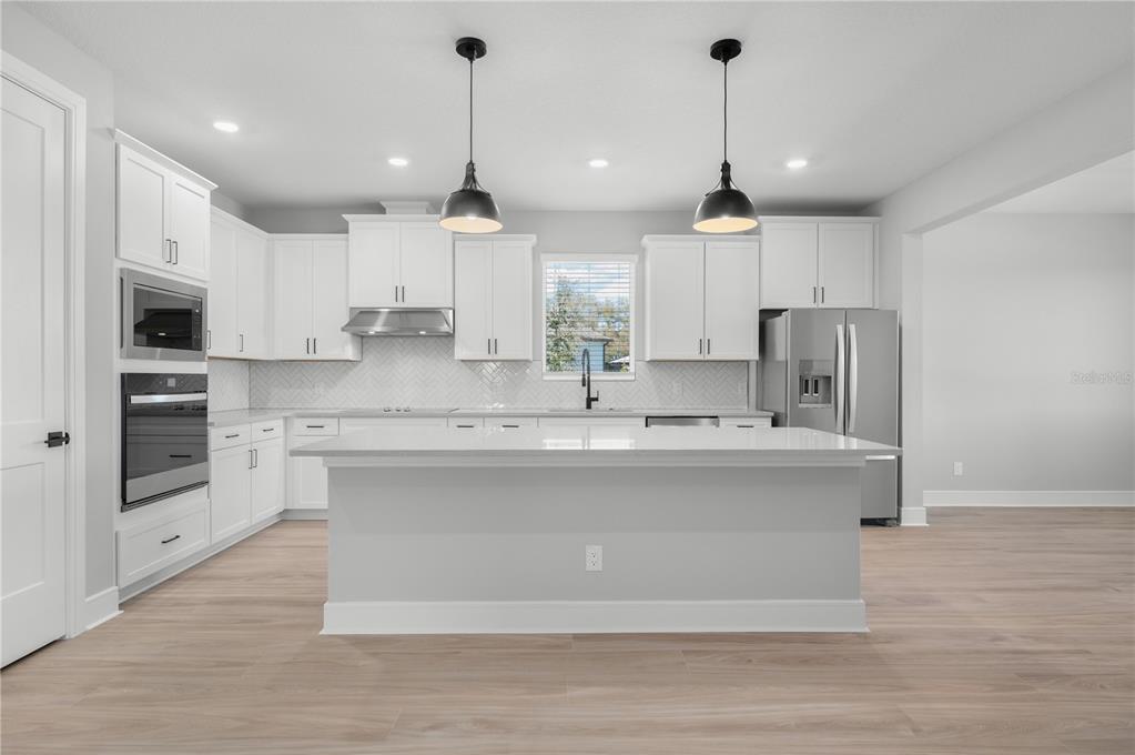 Modern kitchen design.