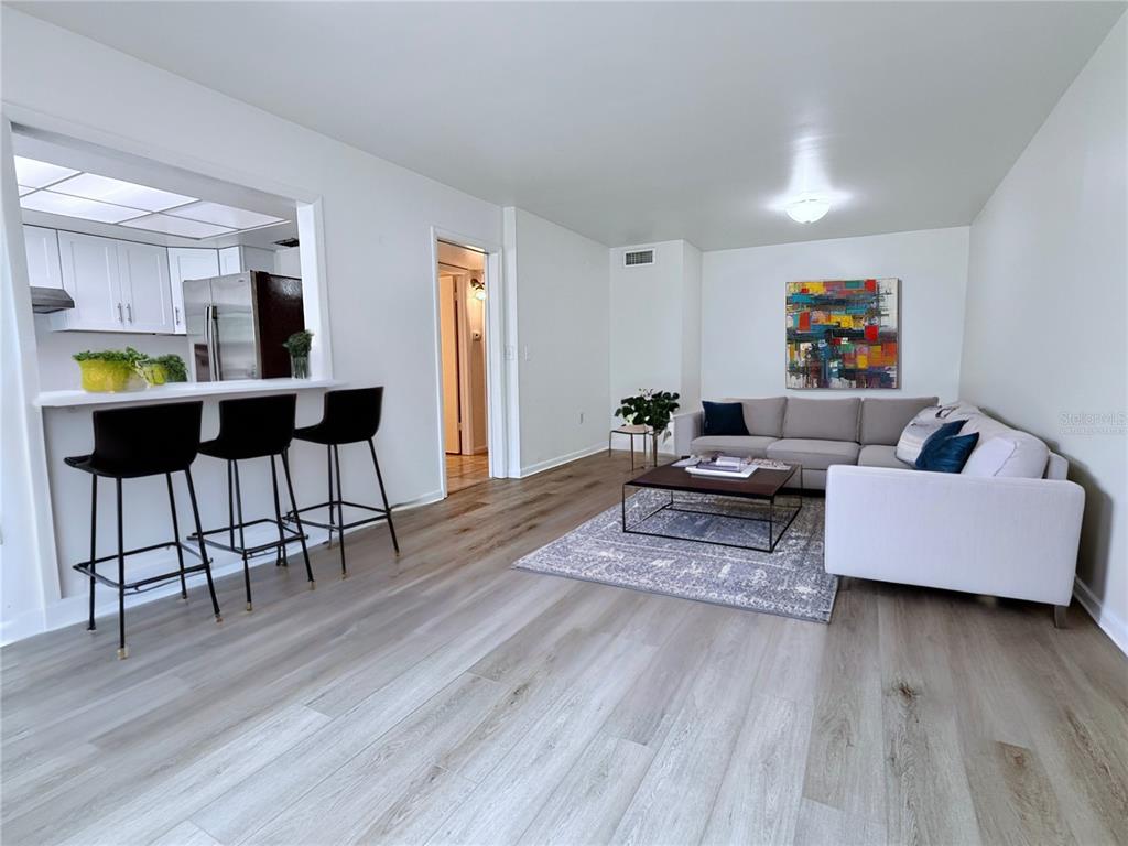 Virtually Staged Living Room
