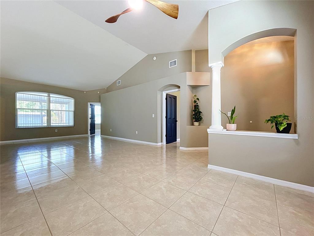Living Room and Dining Room