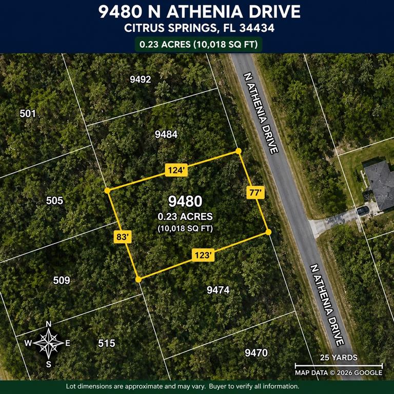 Property for sale at 9480 N ATHENIA DRIVE, CITRUS SPRINGS, FL, 34434