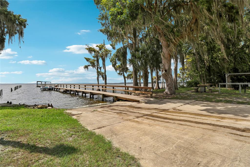 dock in gated community area