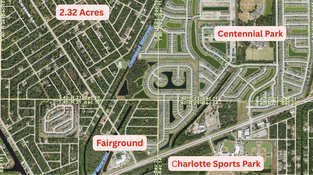 2.32 acre (10 lots), near Fairground, Charlotte Sports Park, Centennial Park and beaches