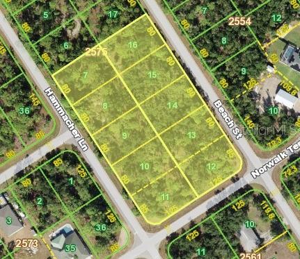 1271 Beach St &1264,1272,1280,1288,1296 HAMMACHER LN 33953