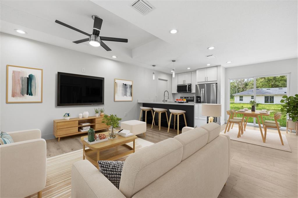 Virtual Staging for living room