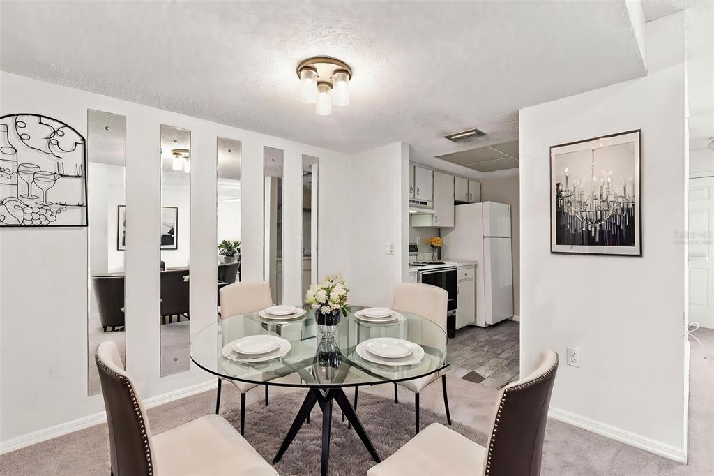 Virtually Staged  Separate Dining Room