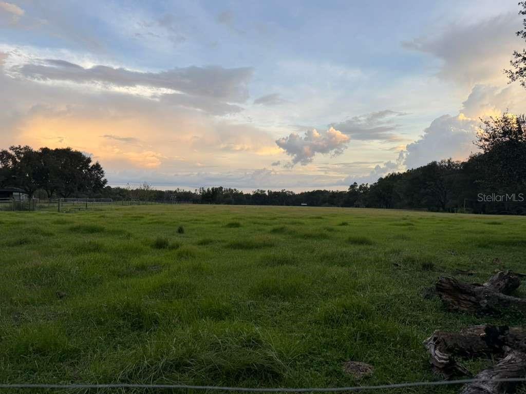 looking to the south from the Bayhead road