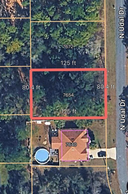 Property for sale at 7654 N UDAL DRIVE, CITRUS SPRINGS, FL, 34434