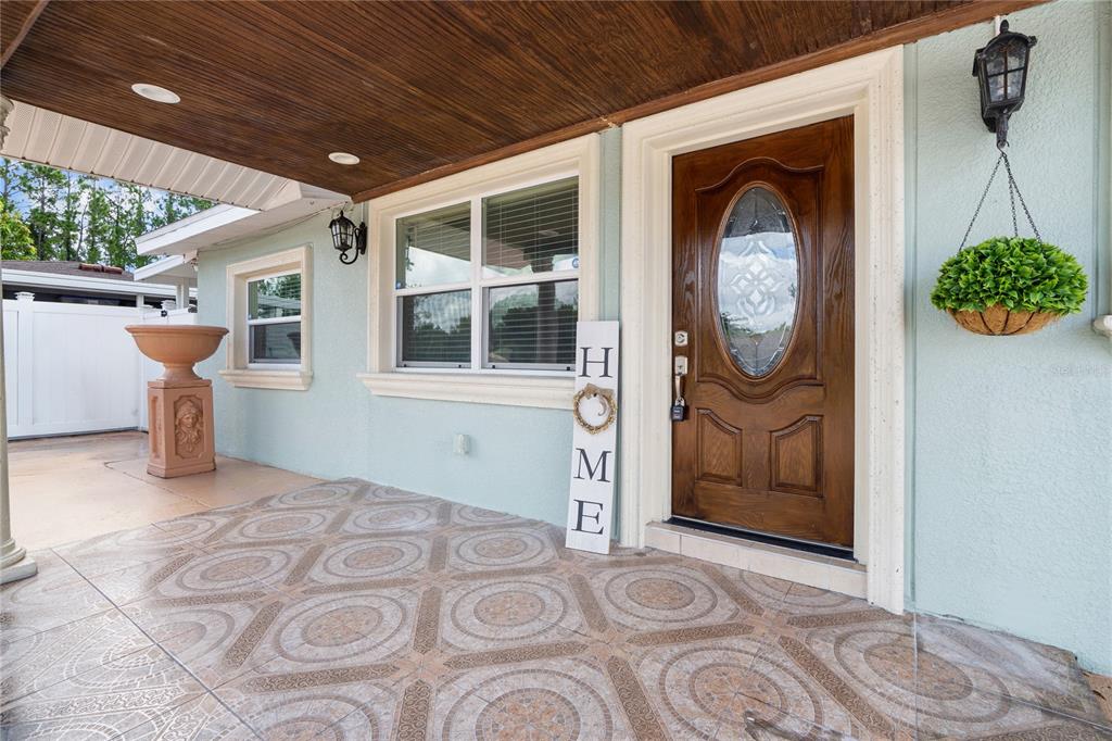 Front entry door