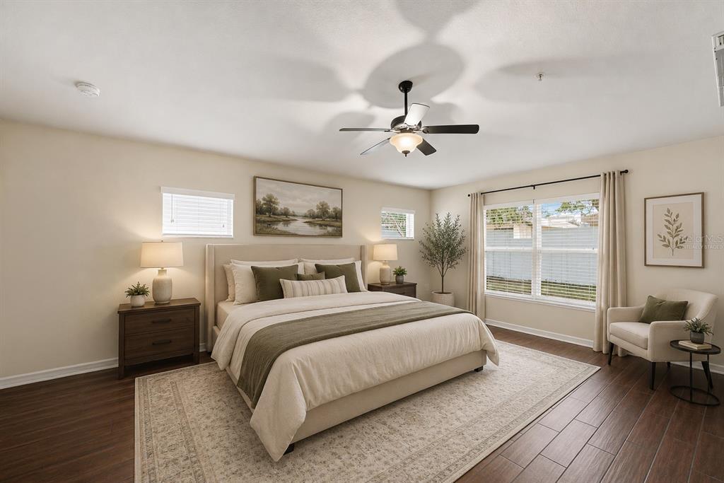 Virtually Staged - Primary Bedroom