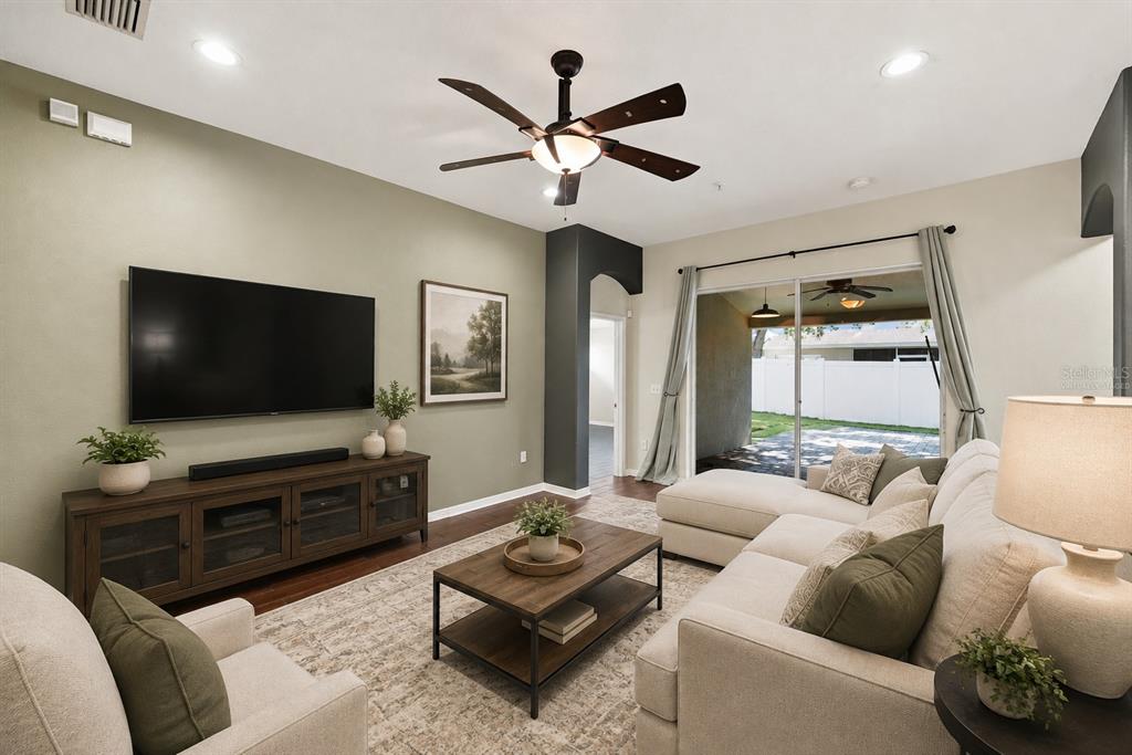 Virtually Staged - Family Room