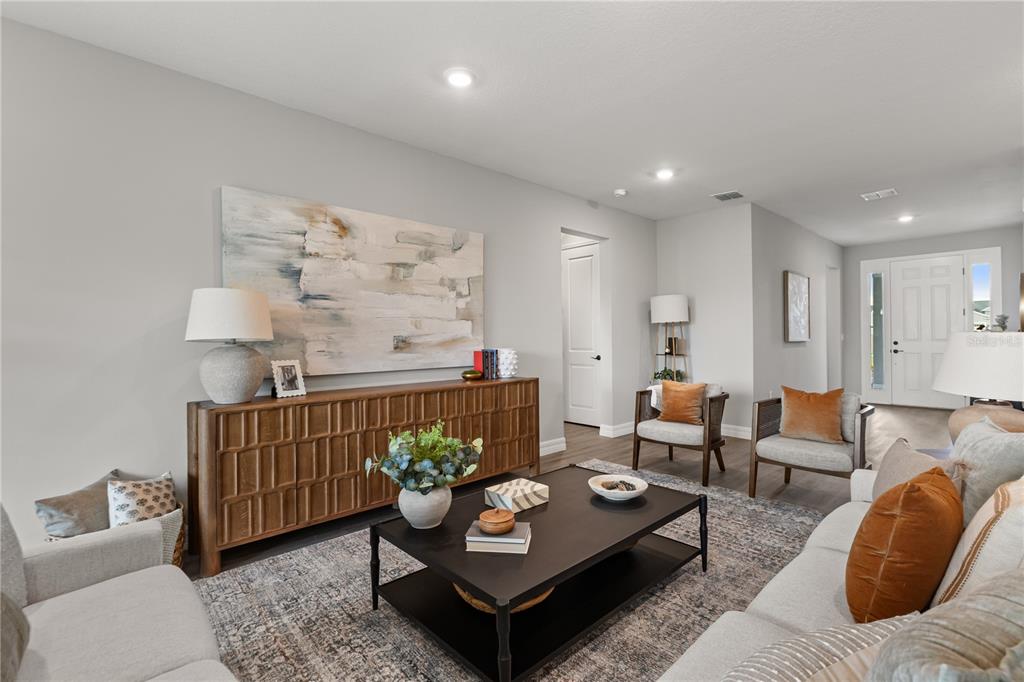 Similar floorplan, not exact home.