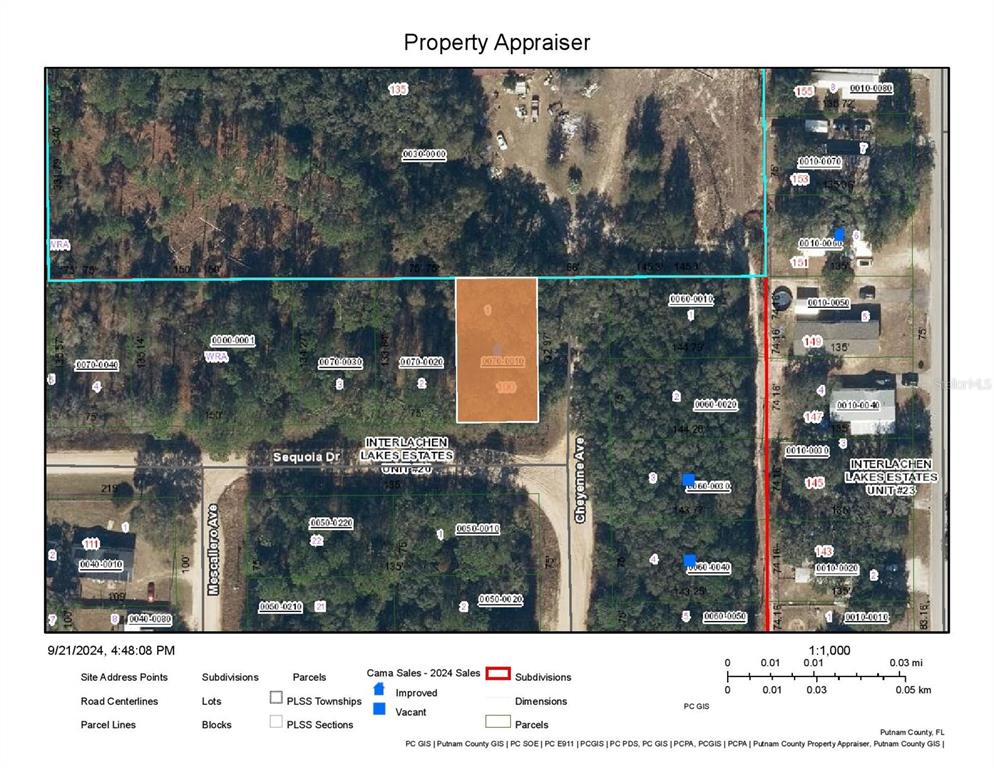Property for sale at 100 SEQUOIA DRIVE, INTERLACHEN, FL, 32148