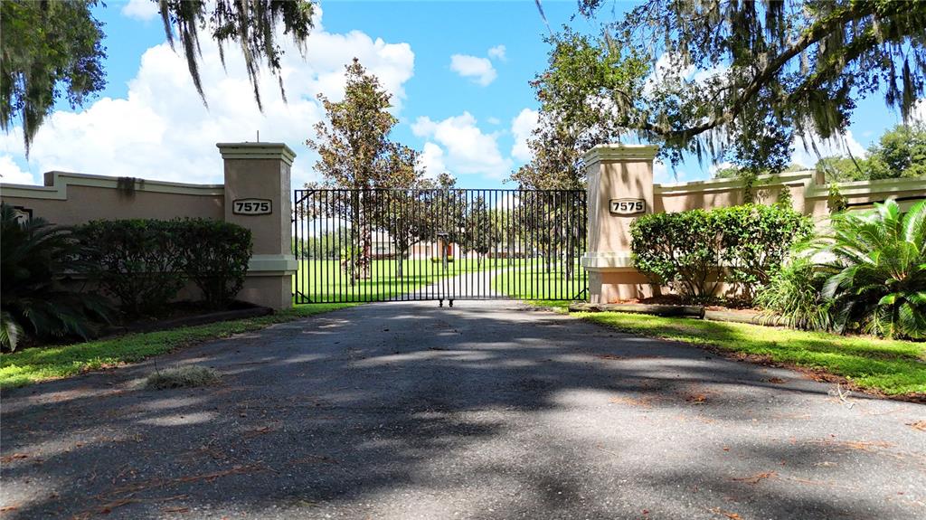 with gated entry....