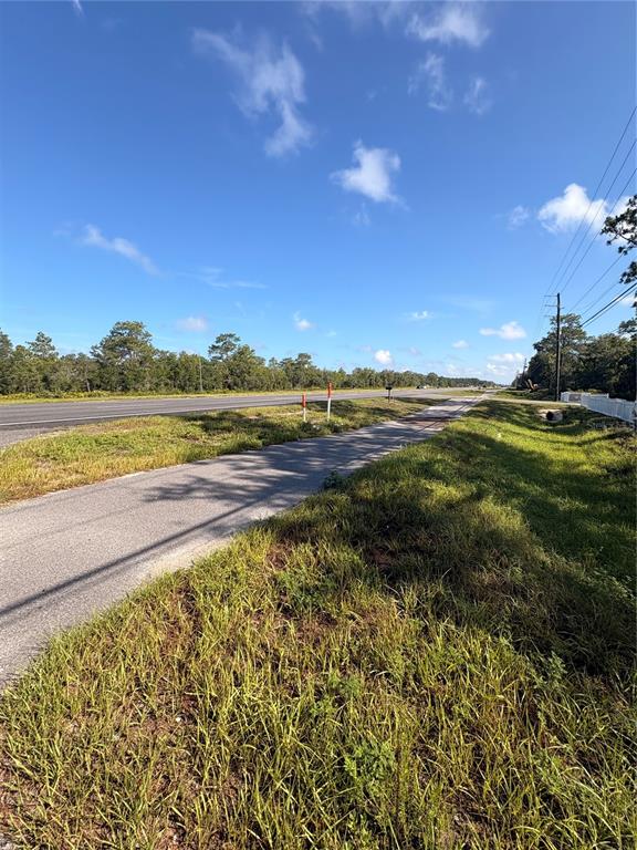 sidewalk along Hwy 19