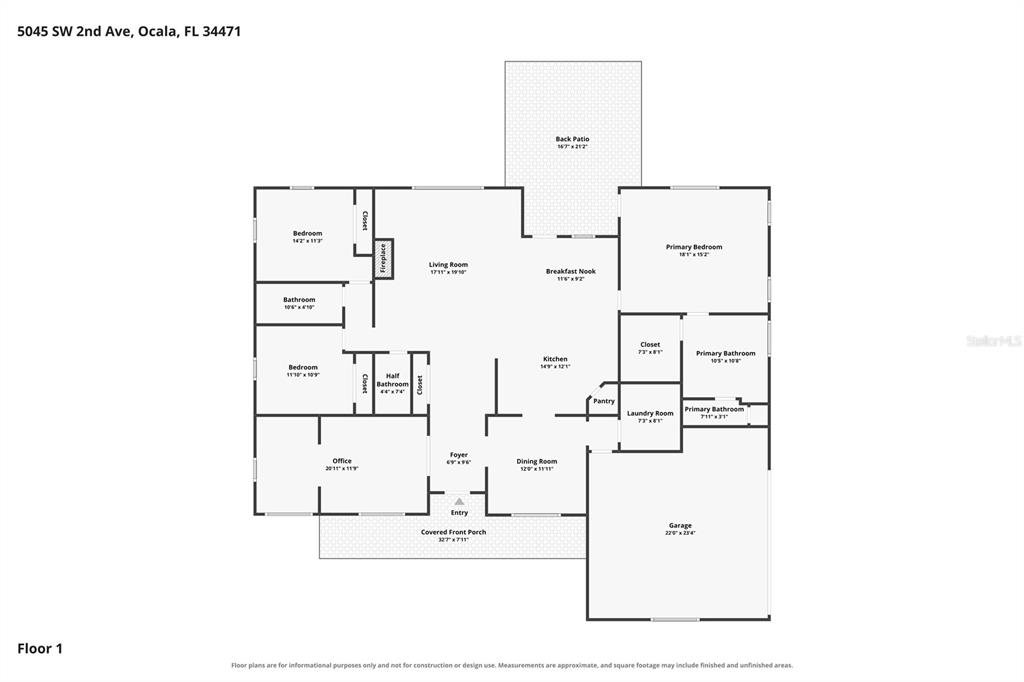 Property for sale at 5045 SW 2ND AVENUE, OCALA, FL, 34471