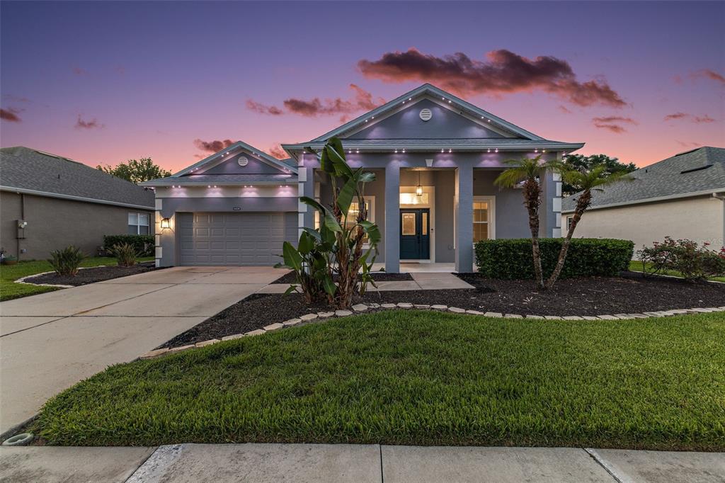 A stunning exterior with custom lighting ~