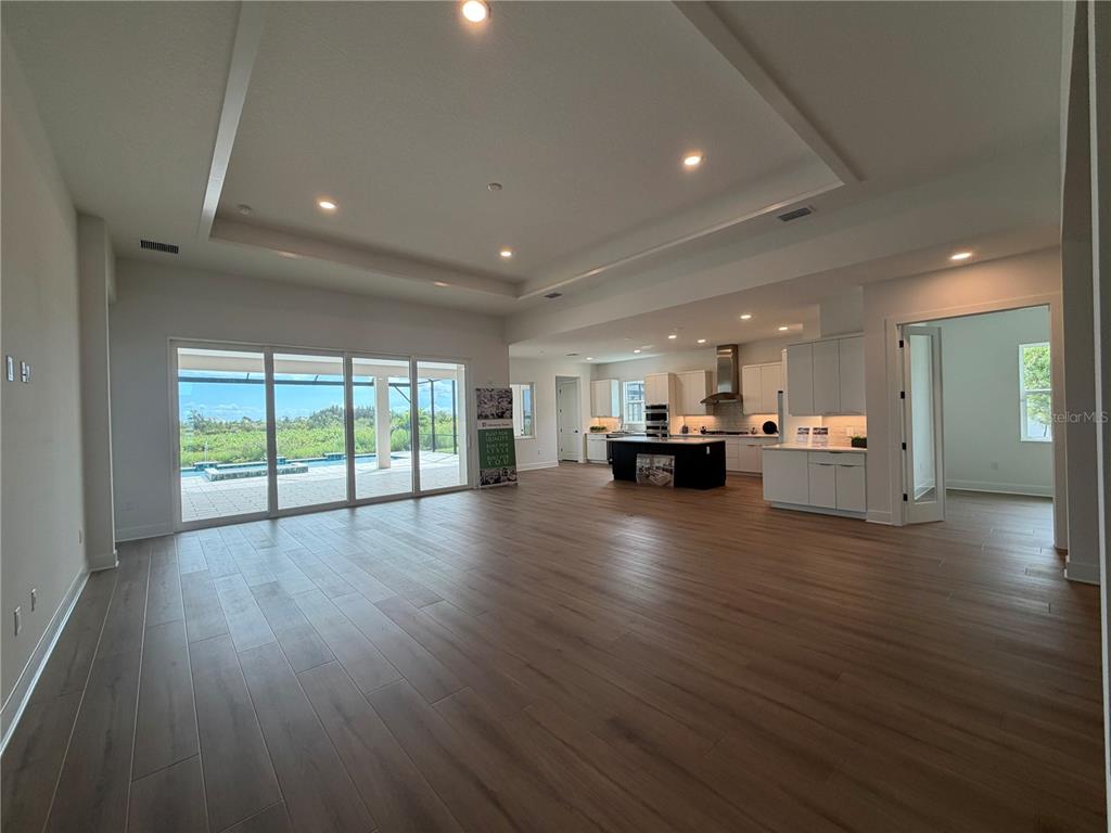 Great Room & Upgraded Kitchen, Tray Ceiling