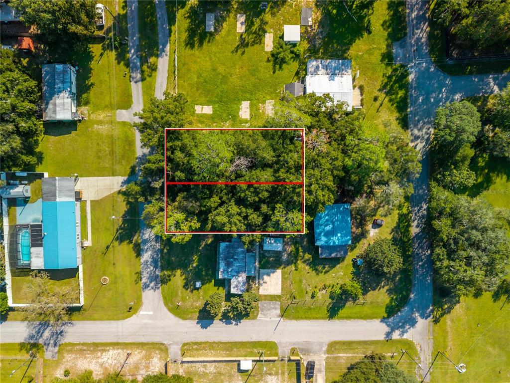 Aerial Views of Two Lots on Magnolia