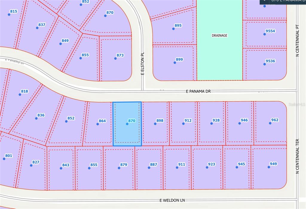 Property for sale at 870 E PANAMA DRIVE, CITRUS SPRINGS, FL, 34434
