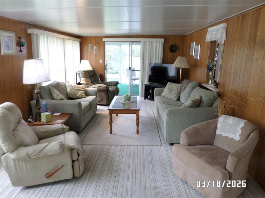 Livingroom view from entry