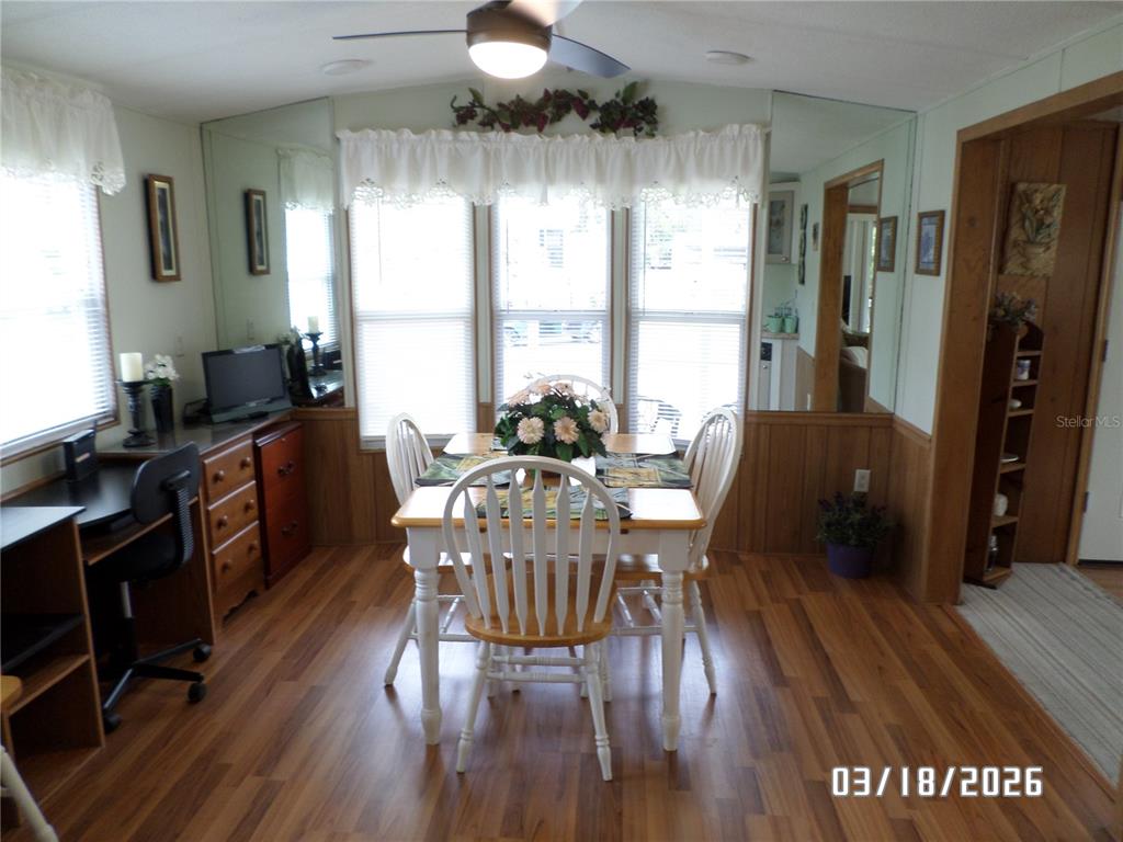 Dining room view