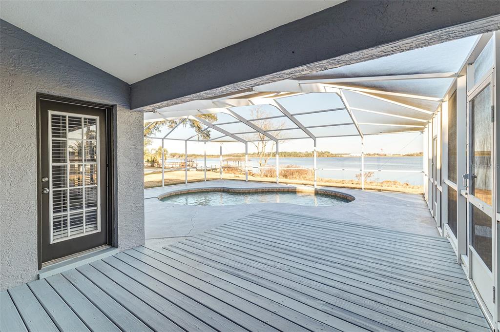 Pool View with expansive Lake Agnes View