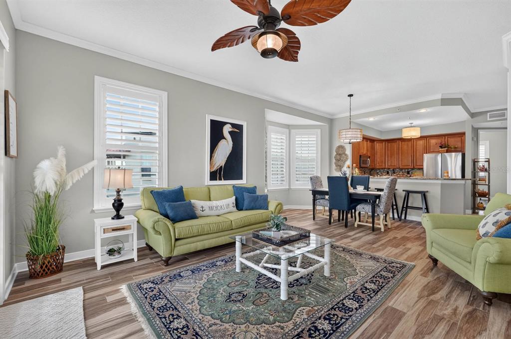 Open Living room/ Dining Combo